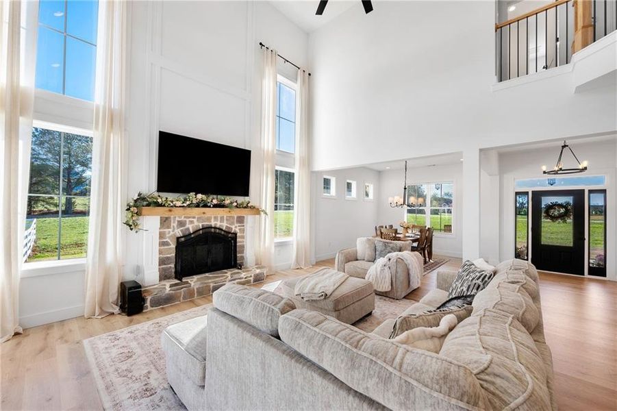 Furnished interior view inside a new home in , Taylorsville (Image 18). Furnished interior view inside a new home in , Taylorsville (Image 18).