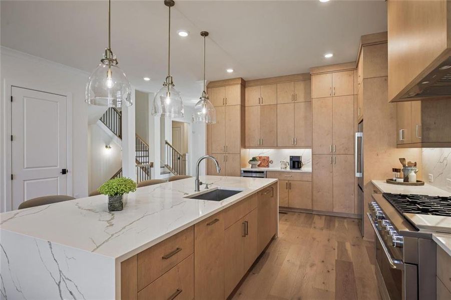 Furnished interior view inside a new home in Waterside Single Family, Peachtree Corners (Image 11).