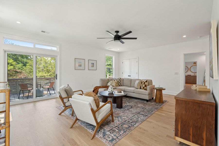Furnished interior view inside a new home in , Folly Beach (Image 26).