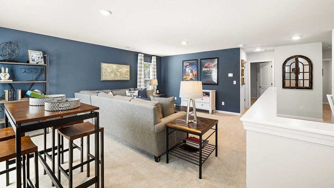 Representative furnished interior of a home built from the Elle by D.R. Horton in Highland Hills, Graniteville (Image 24). Representative furnished interior of a home built from the Elle by D.R. Horton in Highland Hills, Graniteville (Image 24).