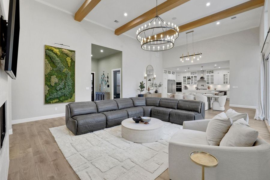 Furnished interior view inside a new home in , Tomball (Image 13).