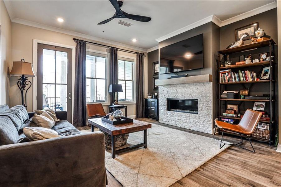 Furnished interior view inside a new home in Waterside Condos, Peachtree Corners (Image 11).