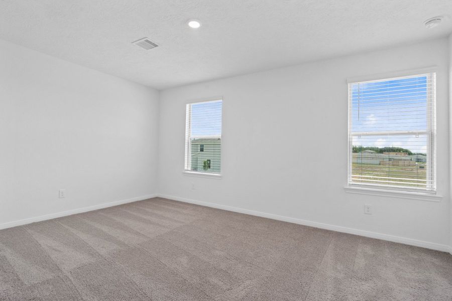 Spacious, unfurnished interior of a new home in Saddlebrook Trails, Beasley (Image 33). Spacious, unfurnished interior of a new home in Saddlebrook Trails, Beasley (Image 33).