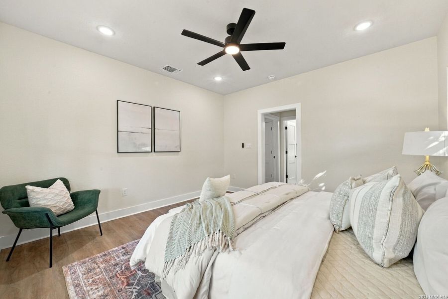 Furnished interior view inside a new home in , San Antonio (Image 13).