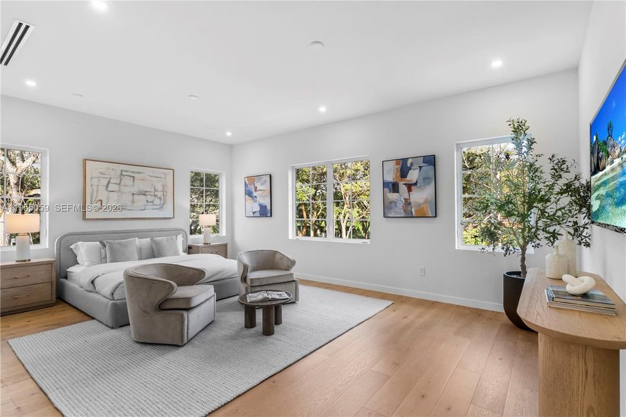 Furnished interior view inside a new home in , Miami (Image 18).