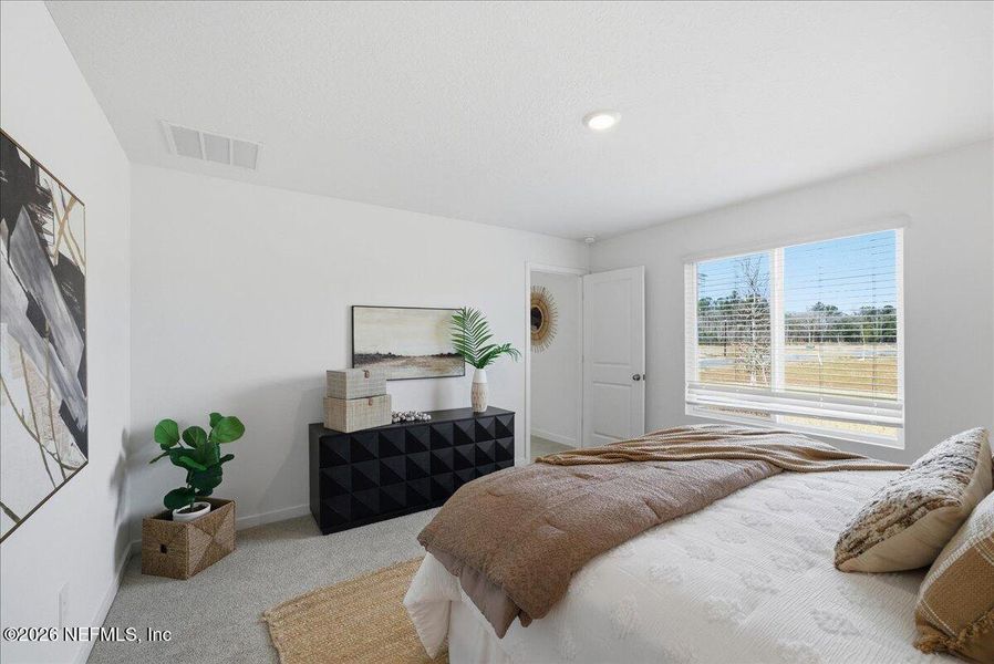 Furnished interior view inside a new home in Azalea Creek, Jacksonville (Image 40).