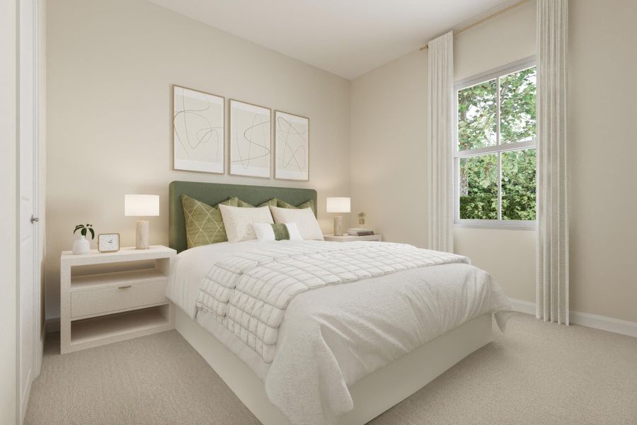 Furnished interior view inside a new home in Somerset, Santee (Image 5).