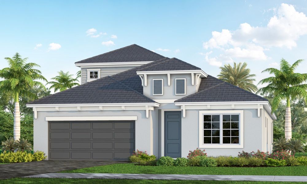 Representative exterior photo of a completed home built from the Summit by Neal Communities in Grand Park, Sarasota, FL (Image 2).