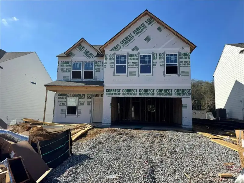 In-progress construction of a new home in The Reserve at Willow Oaks, Canton, GA (Image 15).