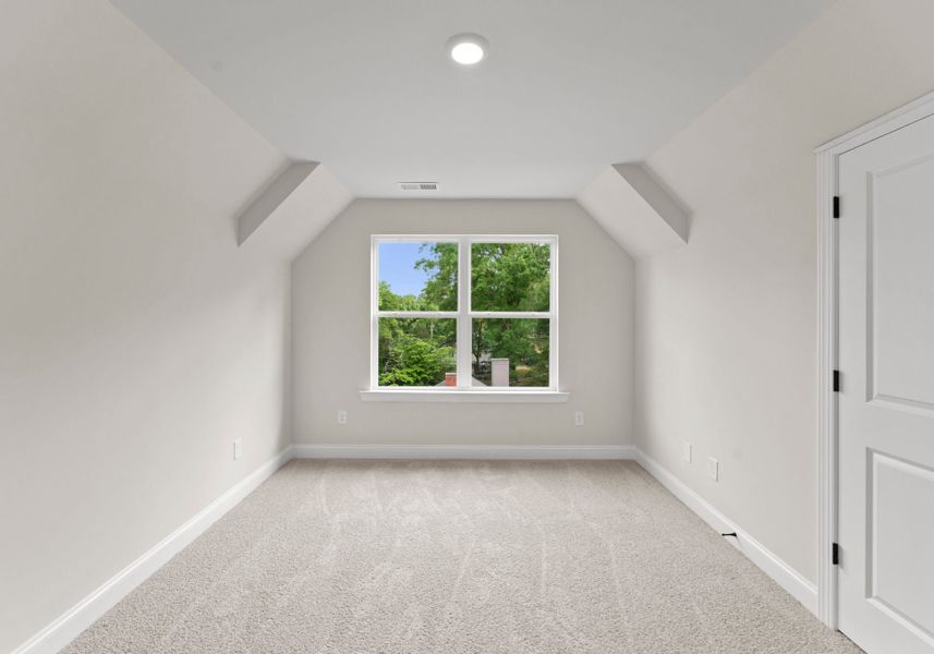 Representative unfurnished interior of a home built from the Lily by Red Cedar Homes in Cedars at First Street, Huntersville (Image 18).