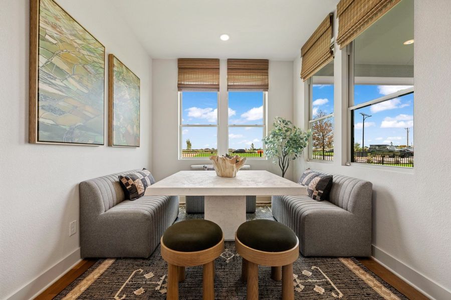 Representative furnished interior of a home built from the Sawgrass by Ashton Woods in Lagos Reserve, Manor (Image 10). Representative furnished interior of a home built from the Sawgrass by Ashton Woods in Lagos Reserve, Manor (Image 10).
