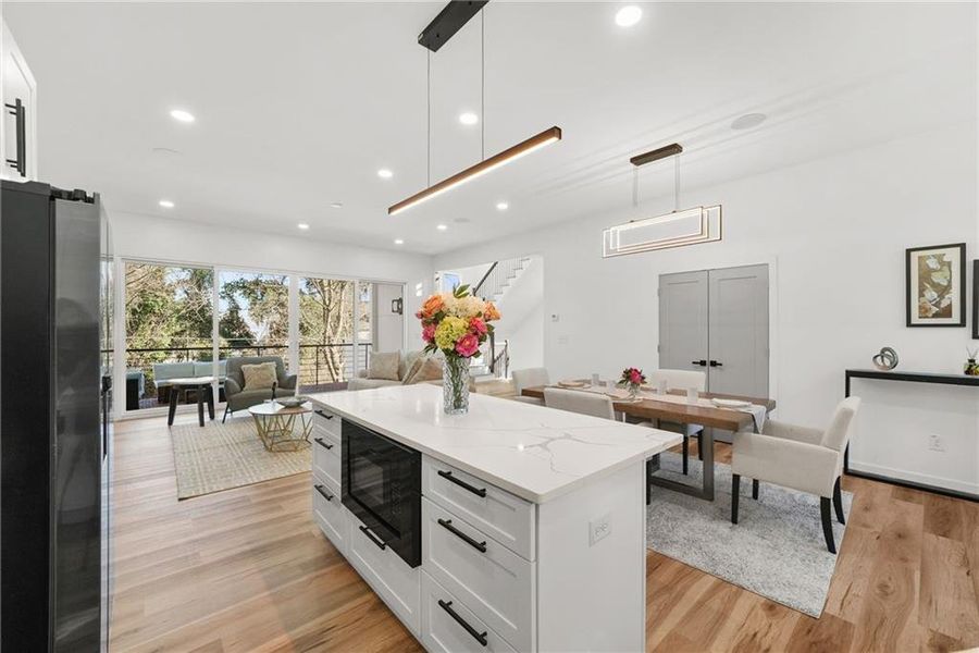 Furnished interior view inside a new home in , Atlanta (Image 7).