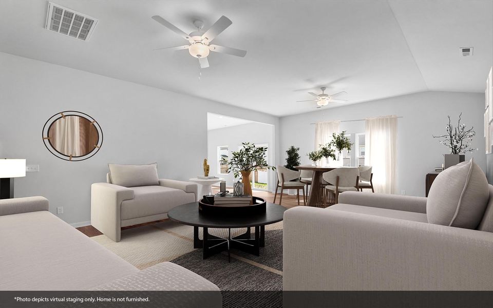 Furnished interior view inside a new home in Hanes Lake, Winston-Salem (Image 7).