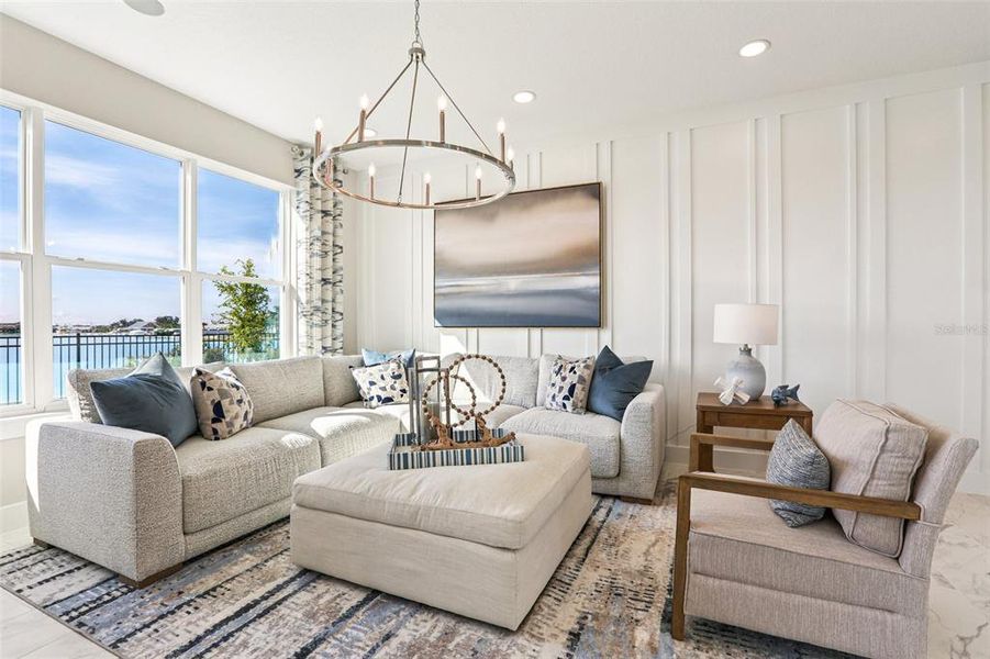Furnished interior view inside a new home in , San Antonio (Image 7).