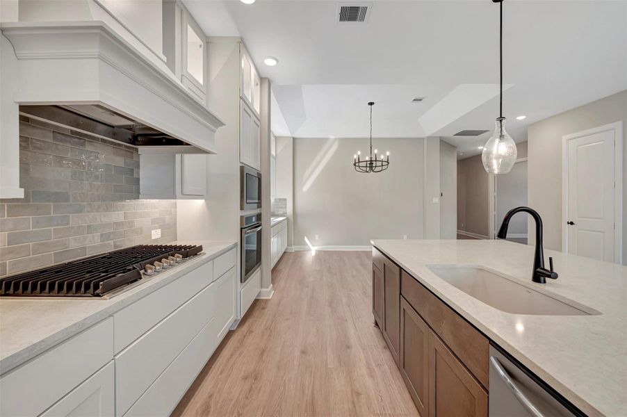 Furnished interior view inside a new home in Kresston - Enclave Collection, Montgomery (Image 6).