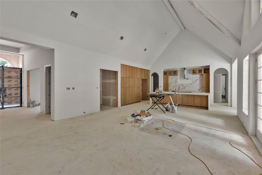 In-progress construction of a new home in , Conroe, TX (Image 5).