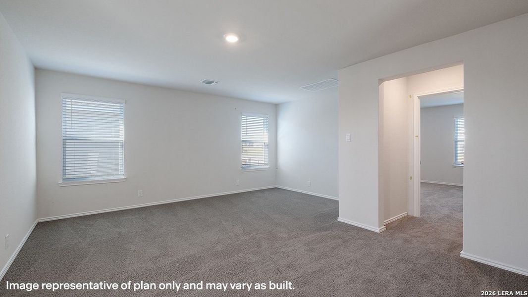 Spacious, unfurnished interior of a new home in Solana Ridge, San Antonio (Image 16). Spacious, unfurnished interior of a new home in Solana Ridge, San Antonio (Image 16).