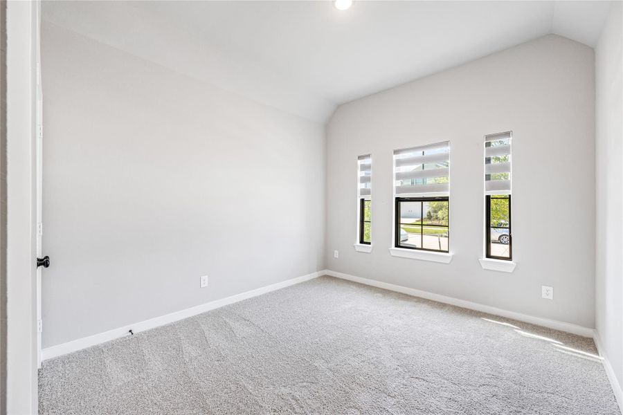 Comfortable secondary bedroom with great natural light