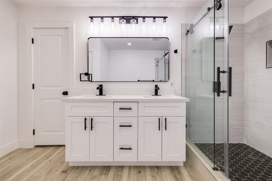 Furnished interior view inside a new home in , Cleveland (Image 14).