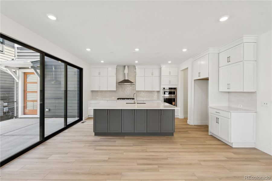 Furnished interior view inside a new home in Storytellers at Lyric, Lone Tree (Image 15).