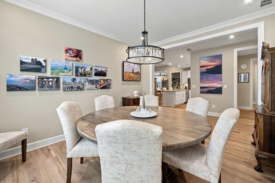 Furnished interior view inside a new home in , Hoschton (Image 7).