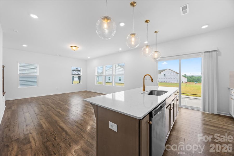 Furnished interior view inside a new home in Morgan Hills, Albemarle (Image 7).