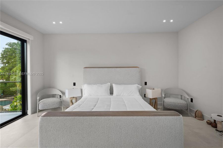 Furnished interior view inside a new home in , Miami (Image 11).