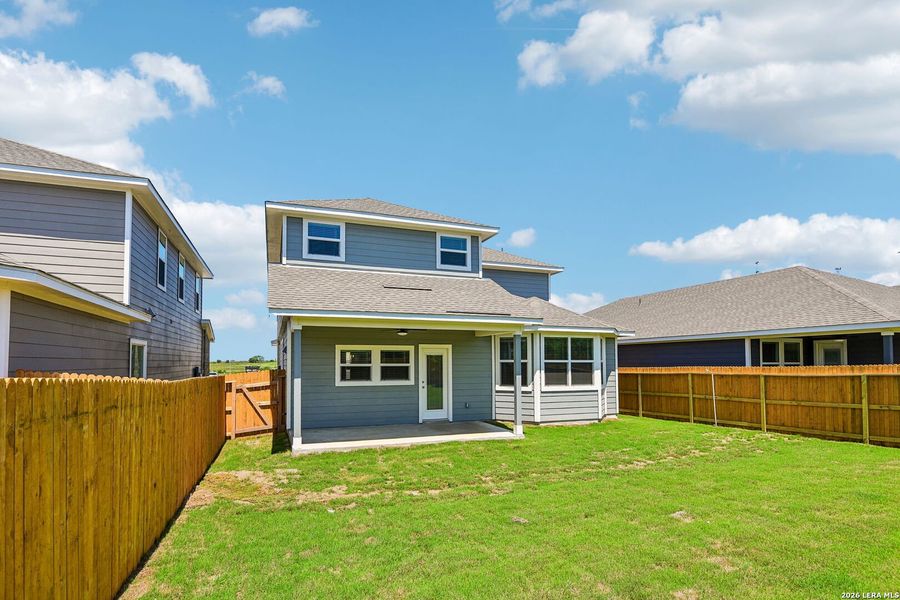 Exterior details and patio area of a home in Stetson Ridge, Marion (Image 3).