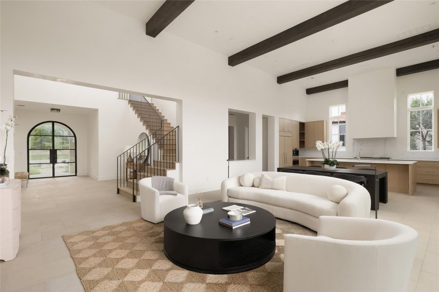 Furnished interior view inside a new home in Amarra Villas, Austin (Image 10).