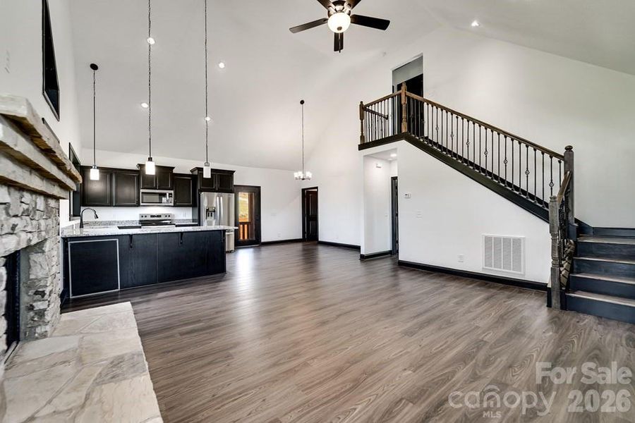 Furnished interior view inside a new home in , Franklin (Image 9).