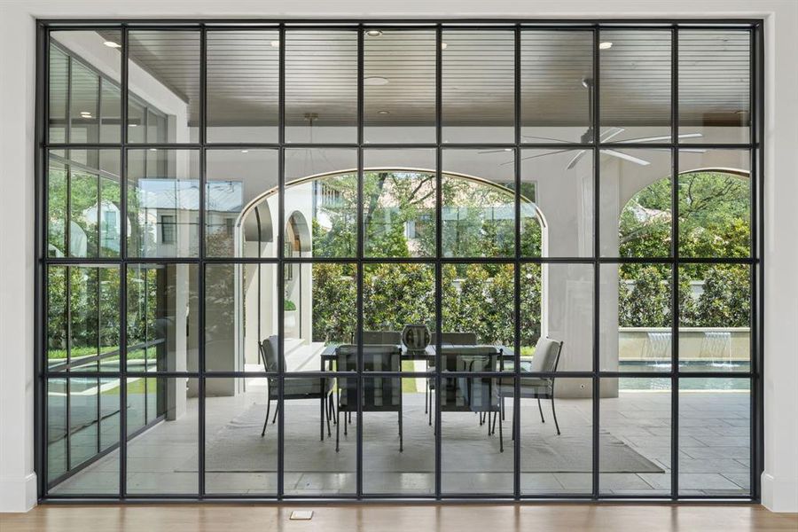 Exterior details and patio area of a home in Highland Park, Highland Park (Image 4).