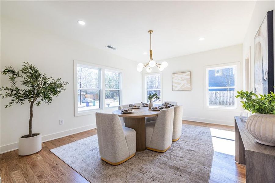 Furnished interior view inside a new home in , Avondale Estates (Image 3). Furnished interior view inside a new home in , Avondale Estates (Image 3).