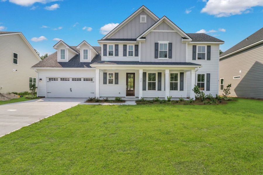 Representative exterior photo of a completed home built from the The Wilmington by Smith Family Homes in Savannah Highlands, Savannah, GA (Image 25).