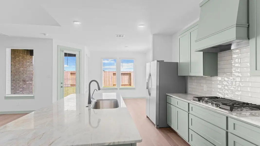 Representative furnished interior of a home built from the Rockdale by D.R. Horton in Westland Ranch 60' Homesites, League City (Image 7). Representative furnished interior of a home built from the Rockdale by D.R. Horton in Westland Ranch 60' Homesites, League City (Image 7).