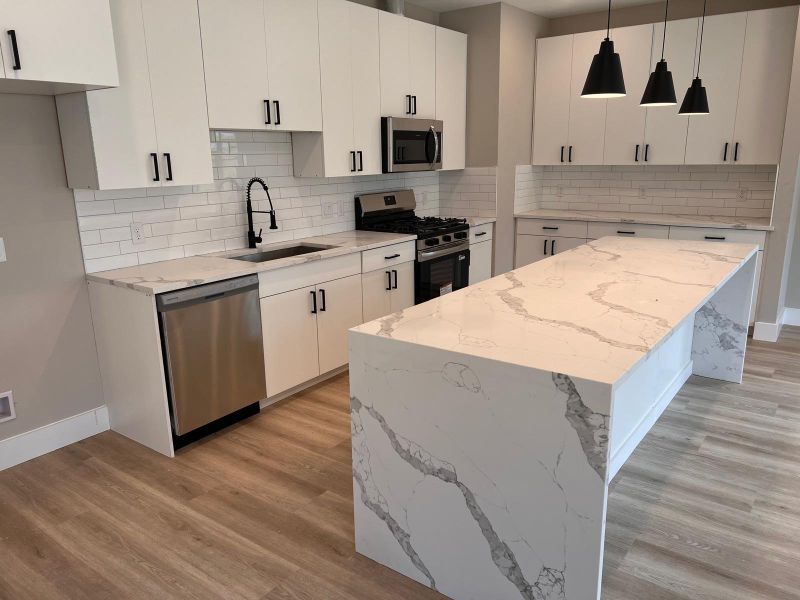 Furnished interior view inside a new home in , Spring (Image 6). Furnished interior view inside a new home in , Spring (Image 6).