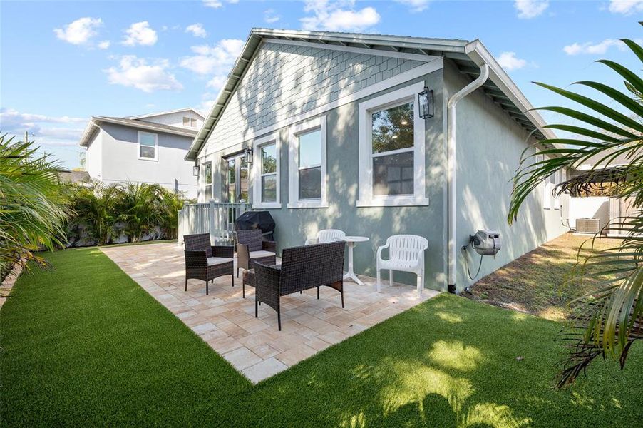 Exterior details and patio area of a home in , Tampa (Image 22). Exterior details and patio area of a home in , Tampa (Image 22).