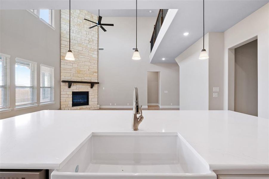 Close-up of interior finishes inside a home in Estates at Baker Park, Sherman (Image 19).