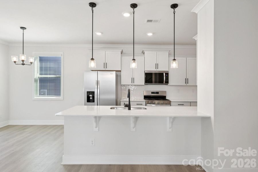 Furnished interior view inside a new home in Oak Grove Hill, Huntersville (Image 10). Furnished interior view inside a new home in Oak Grove Hill, Huntersville (Image 10).