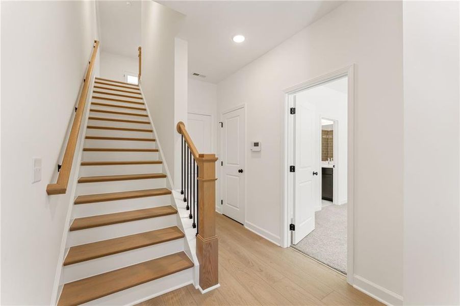 Spacious, unfurnished interior of a new home in Townes at South Main, Kennesaw (Image 16).
