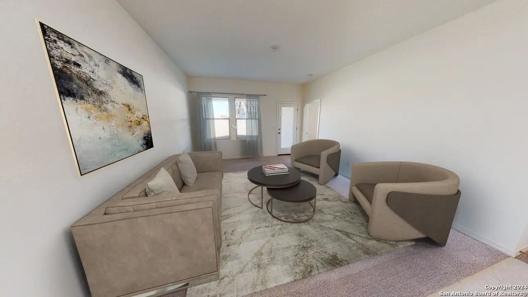 Furnished interior view inside a new home in Hennersby Hollow, San Antonio (Image 8).