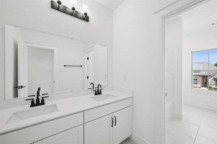 Furnished interior view inside a new home in Sterling Greene, Arlington (Image 24). Furnished interior view inside a new home in Sterling Greene, Arlington (Image 24).