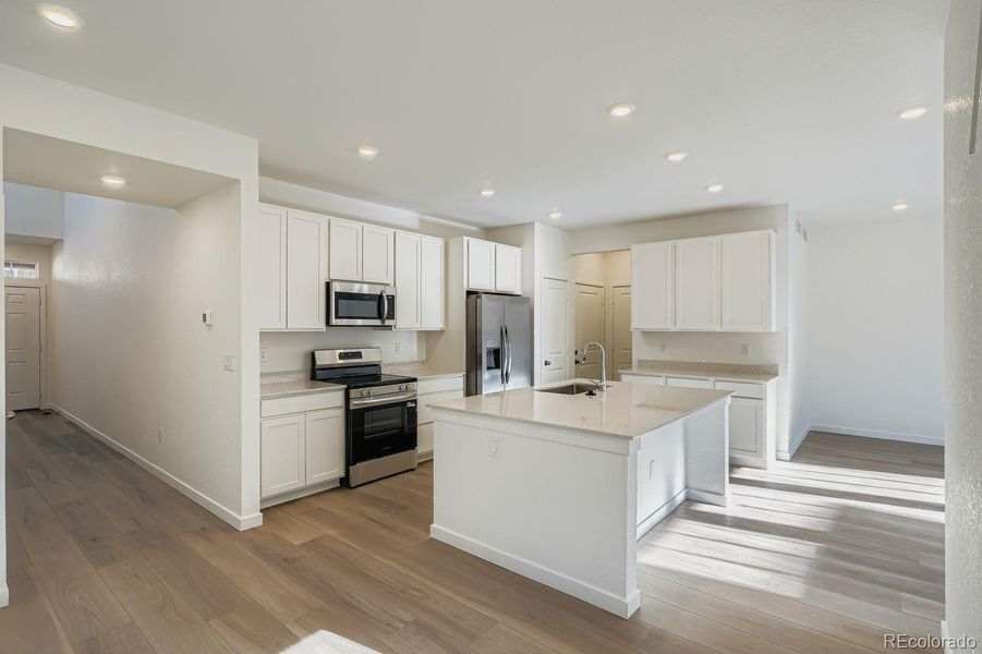 Furnished interior view inside a new home in Parterre: Paired Homes, Thornton (Image 4).