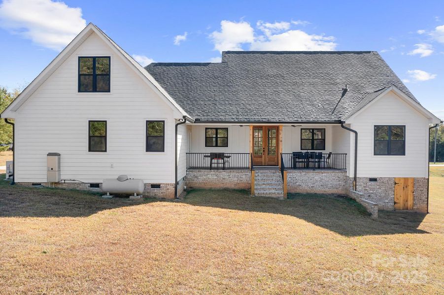 Exterior details and patio area of a home in , Cherryville (Image 4).
