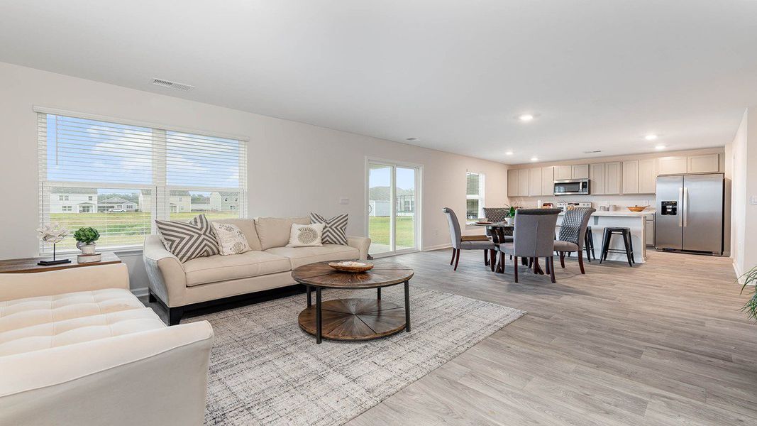 Furnished interior view inside a new home in Cottonwood Place, Tabor City (Image 9).