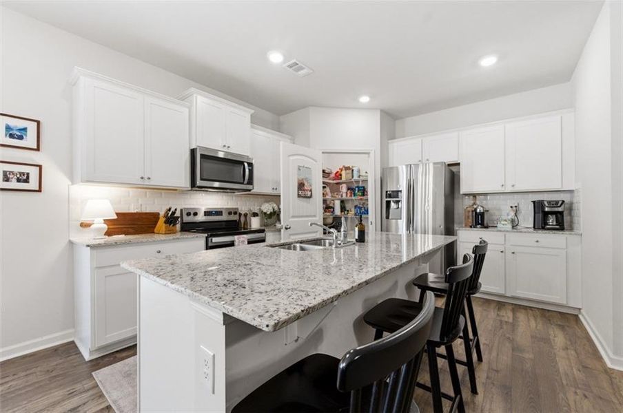 Furnished interior view inside a new home in , Dahlonega (Image 14).