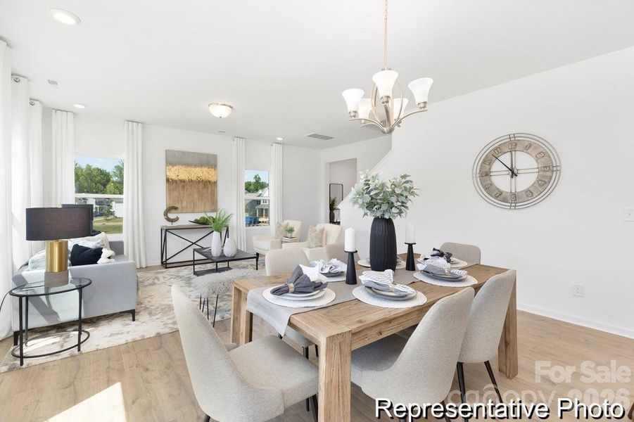 Furnished interior view inside a new home in , Kannapolis (Image 7).