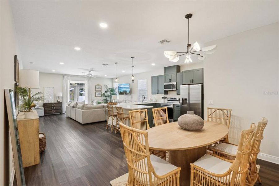 Furnished interior view inside a new home in , Tampa (Image 9).