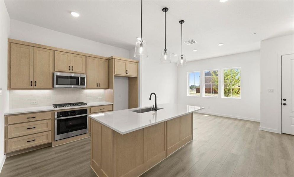 Open Kitchen-Living Room Representative Photo featuring the Artisan Collection