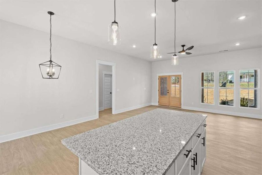 Spacious, unfurnished interior of a new home in , Temple (Image 27).