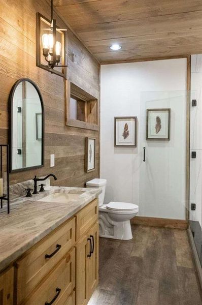 Furnished interior view inside a new home in , Blue Ridge (Image 22).